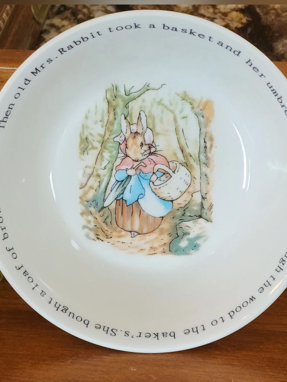 Vintage 1991 Wedgwood World Of Peter Rabbit Fredrick Warne 5.5